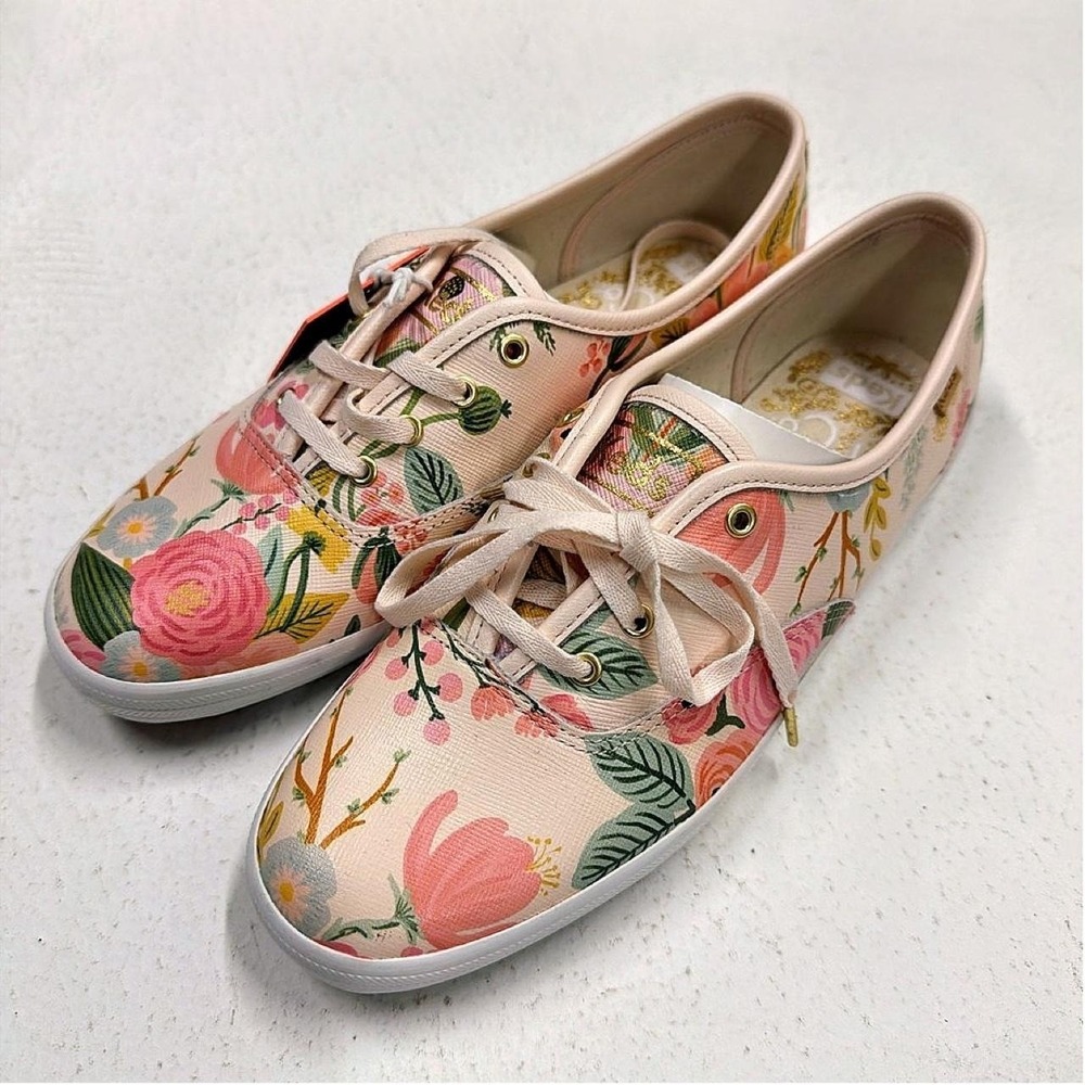Keds x Rifle Paper Co. floral low-top sneakers,